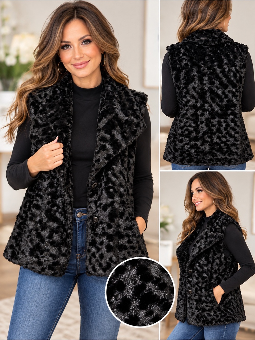 Faux Fur Vest